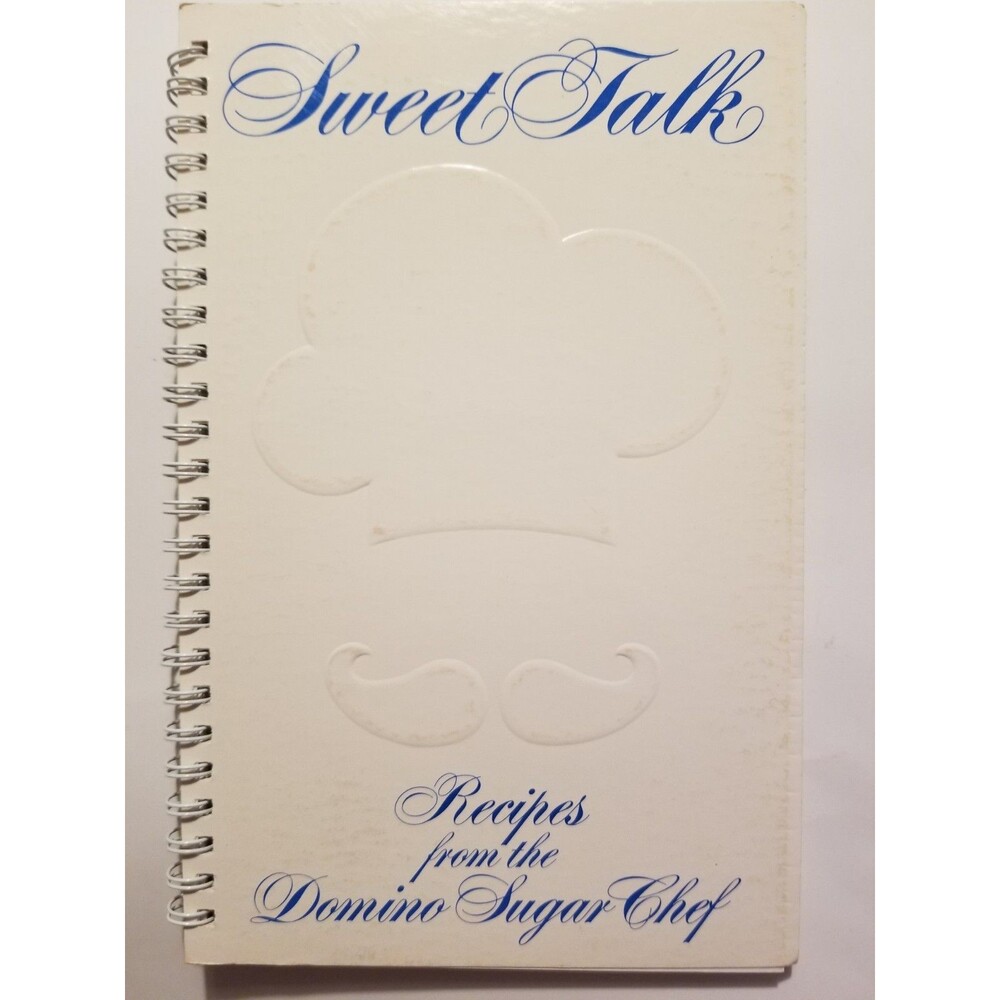 Vintage Domino Sugar Chef Sweet Talk Cookbook  Recipes First Printing 1983